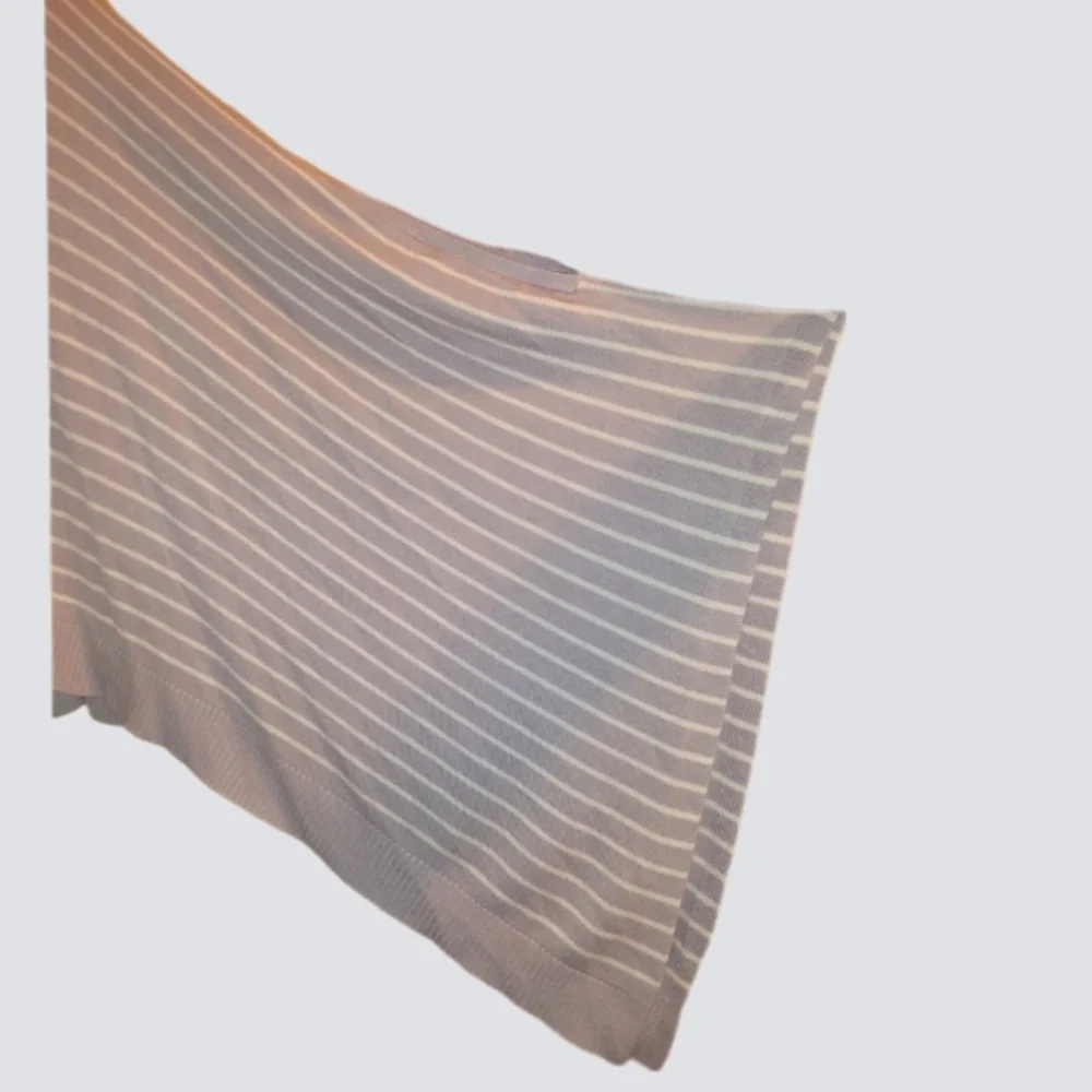 Lululemon Lavender and White Striped Knit Poncho - Picture 6 of 10